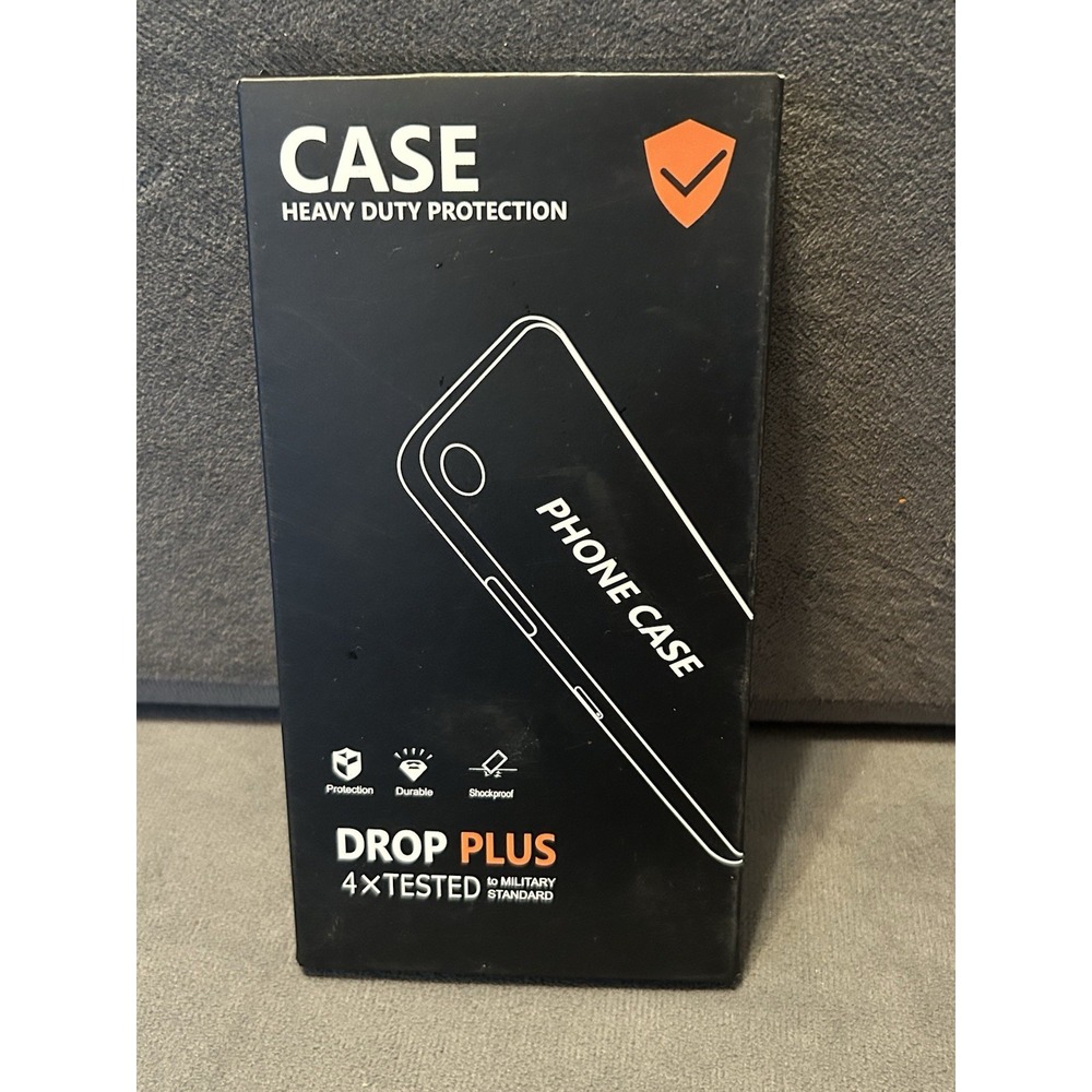 iPhone 15 Plus 6.7" Heavy Duty Armor Case Purple Drop Plus Shockproof